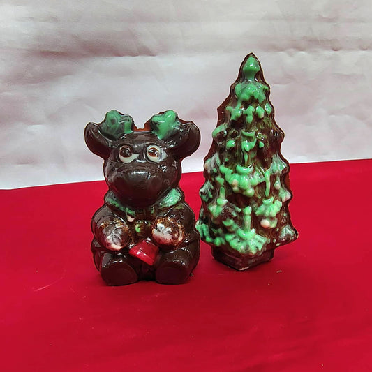 Duo petit renne et sapin
